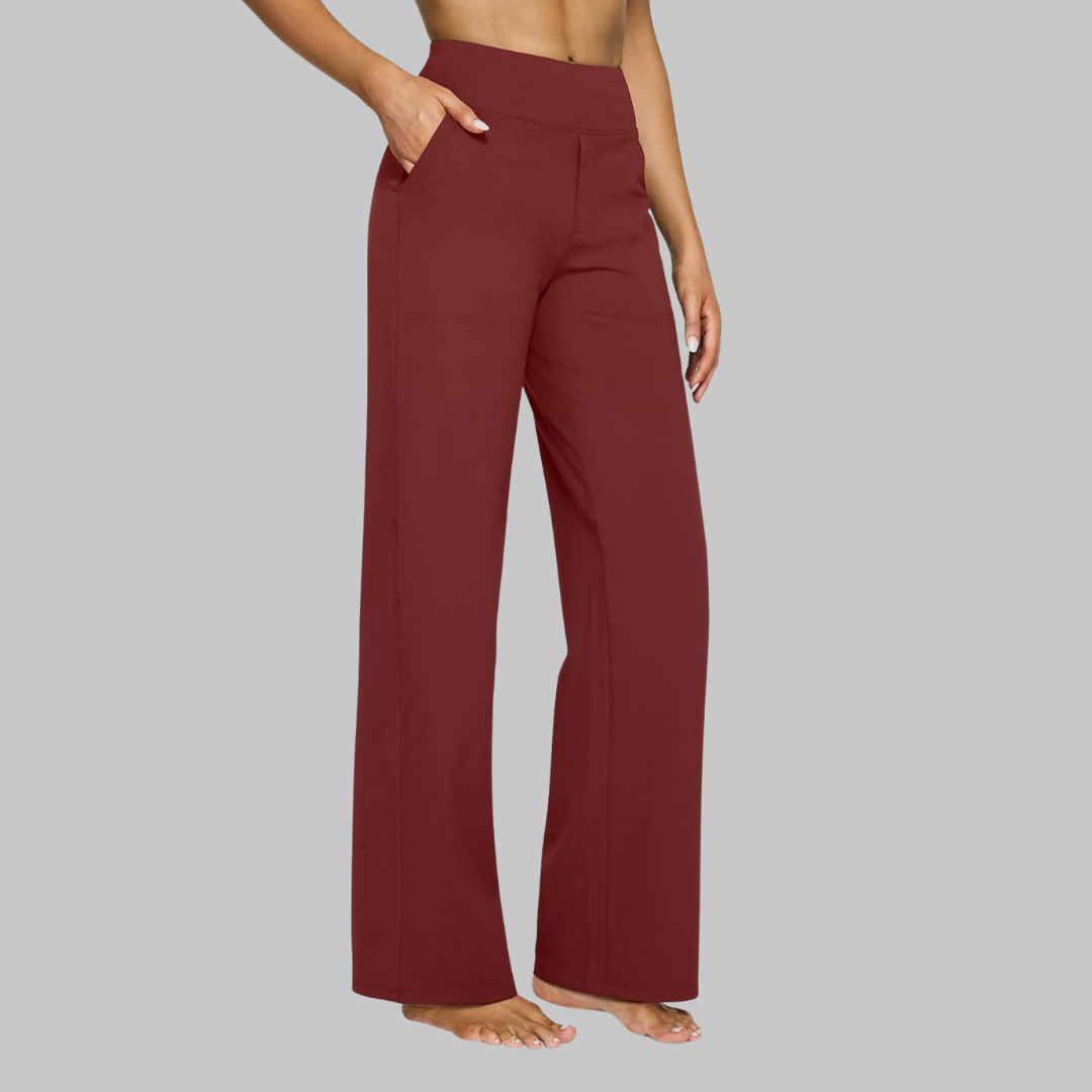 Elena – Pantaloni Comfort in Tessuto Stretch