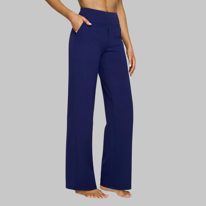 Elena – Pantaloni Comfort in Tessuto Stretch