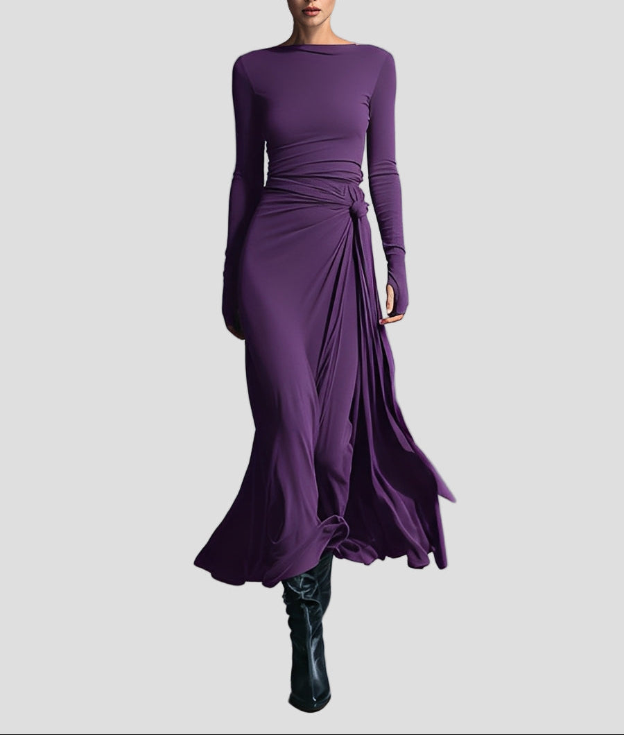 Rachele – Abito elegante a portafoglio con effetto modellante