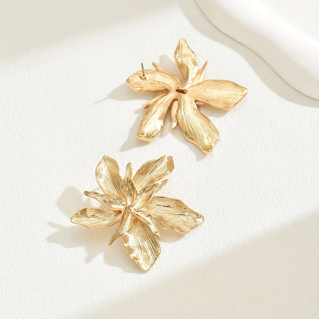 Lana | Orecchini a Goccia Floral Golden