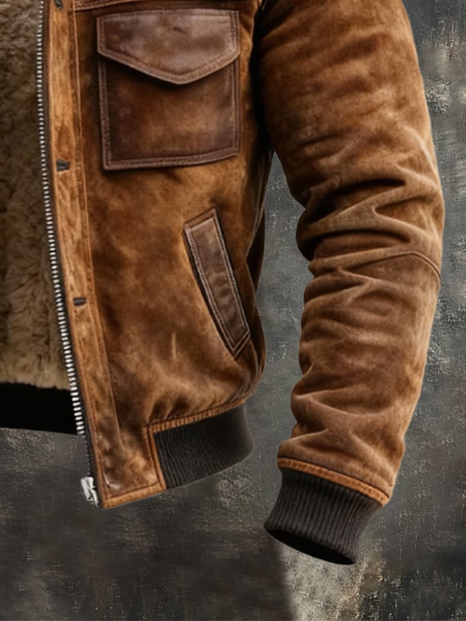 GIANNI | GIACCA IN PELLE SHERPA