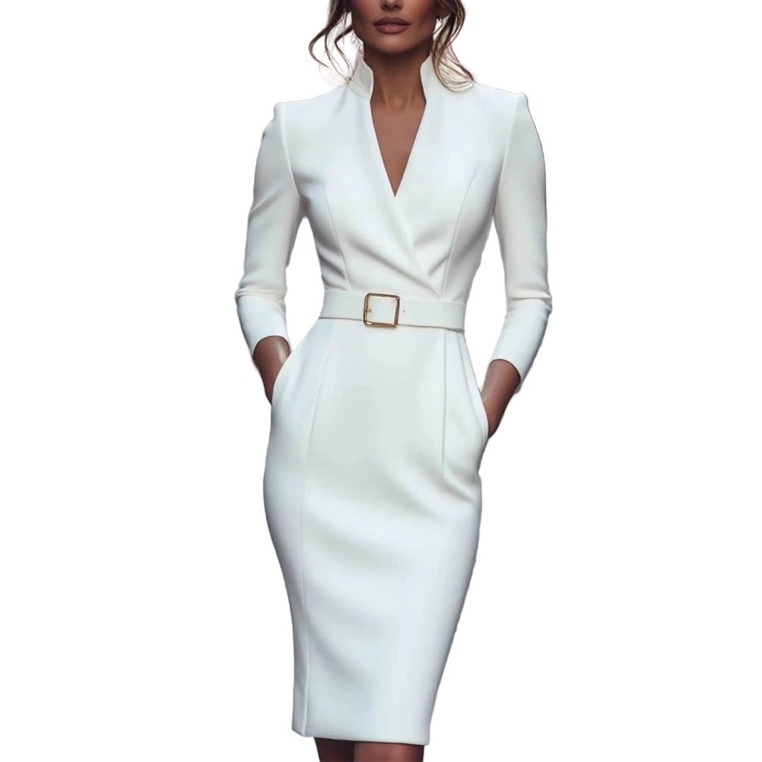 Aurora – Abito Casual Elegante con Scollo a V