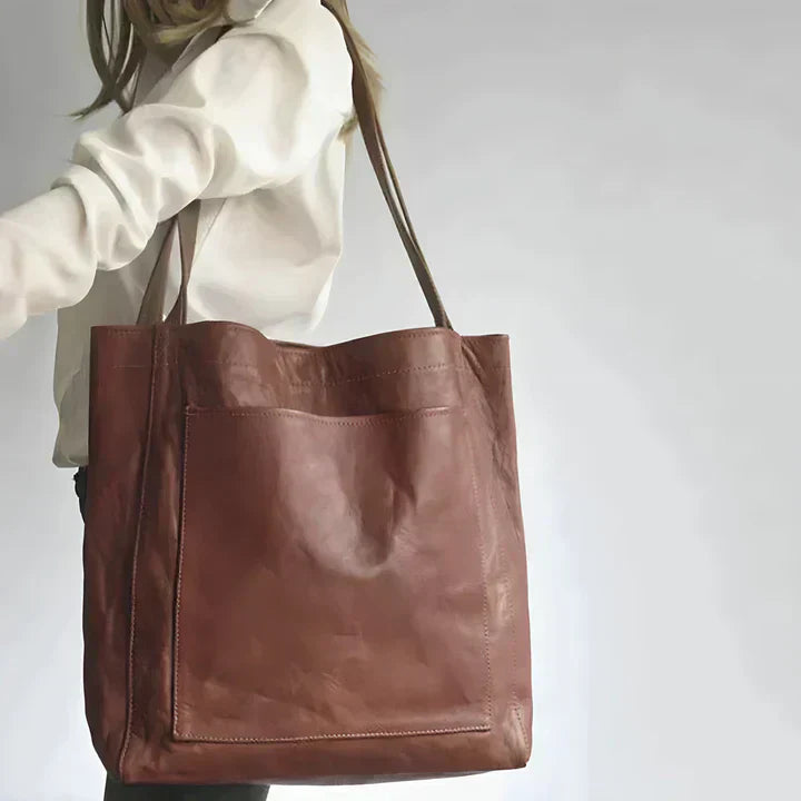 Thessalia | Borsa Tote in Pelle Classica