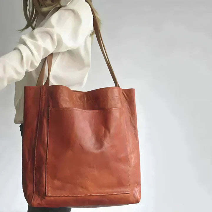 Thessalia | Borsa Tote in Pelle Classica
