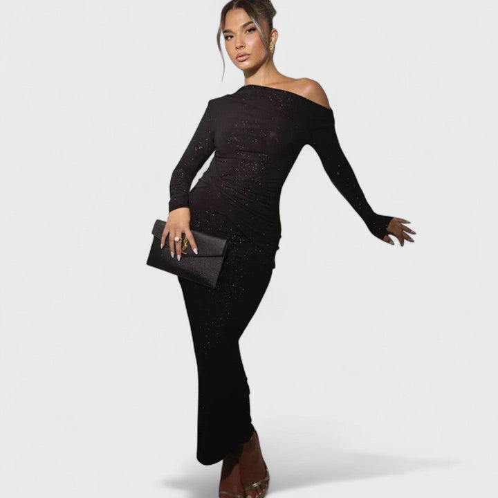 Moa - Abito maxi scintillante