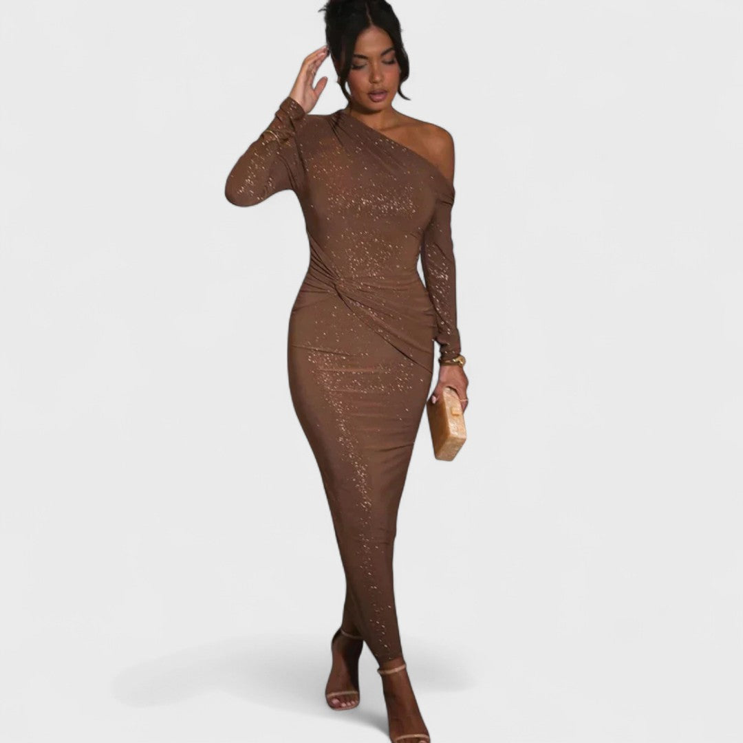 Moa - Abito maxi scintillante